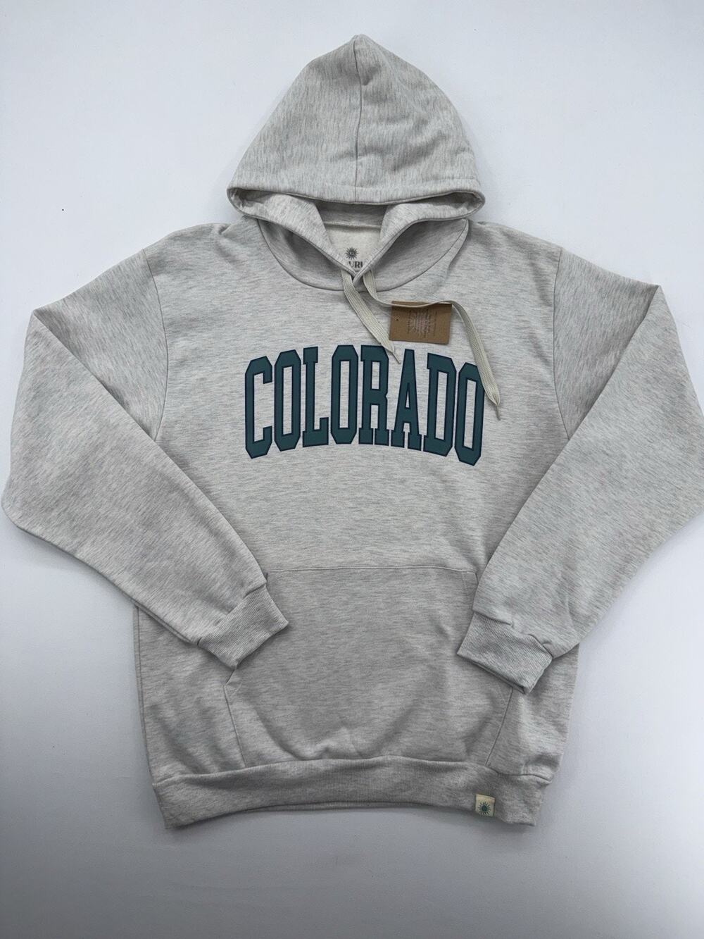 State of Colorado College Style Gray Unisex Hoodie Sweatshirt XLarge